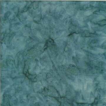 Batik Cotton Teal Watercolor Blender Tonal 100% Cotton
