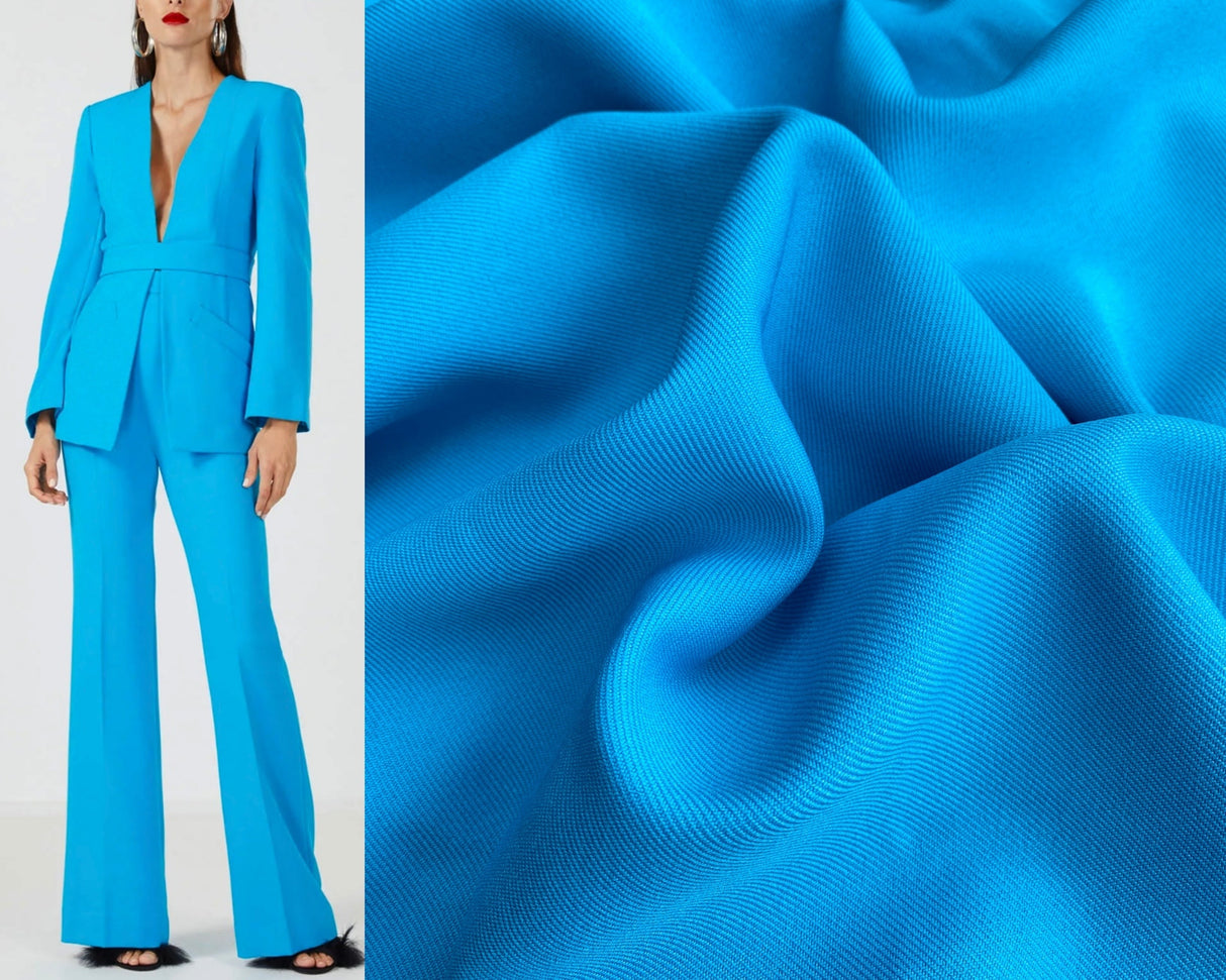 Turquoise Gabardine