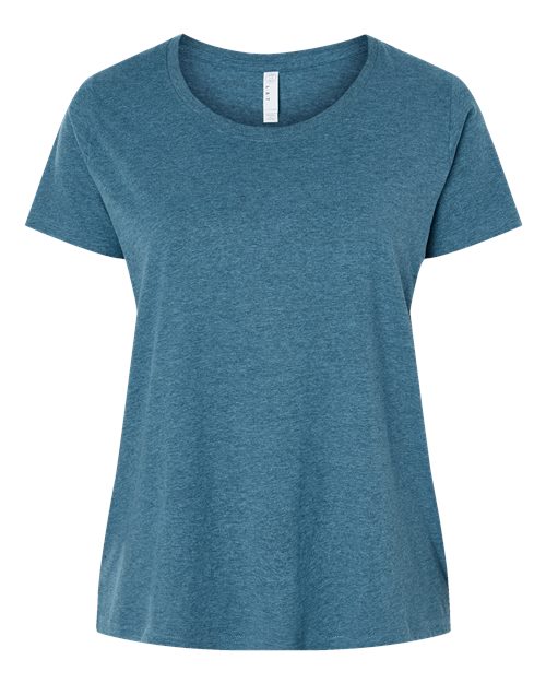 Women's Curvy Collection Fine Jersey Tee