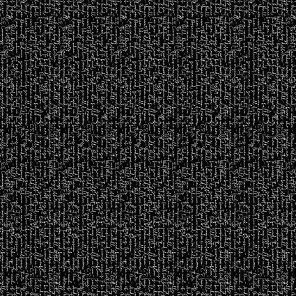 Cotton Wideback Fabric Black White Script 108"