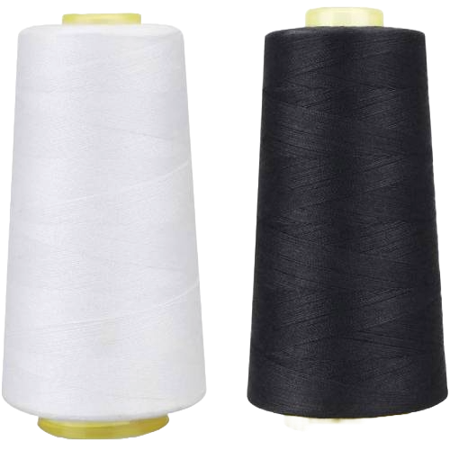 1 Pack of 6000 Yard Spools Sewing Thread All Purpose 100% Spun Polyester Overlock Cone