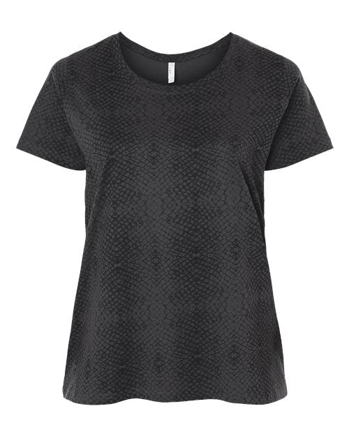 Women's Curvy Collection Fine Jersey Tee