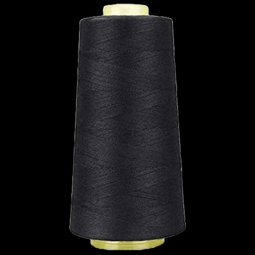 6000 Yard Sewing Thread Spun Polyester Fabric - All Purpose Overlock Cone, Baby Blue, 6000 Yards