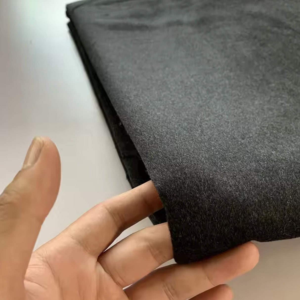 High End Thickened Autumn Winter Cashmere Wool Woolen Fabric Fabric Solid Color Wool Clothing DIY Cashmere Coat Fabric Low Price