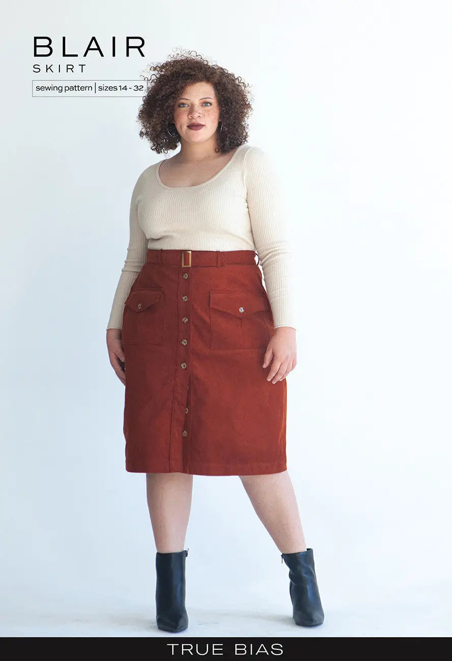 Woven Skirt Sewing Pattern Blair Skirt Sizes 14-32