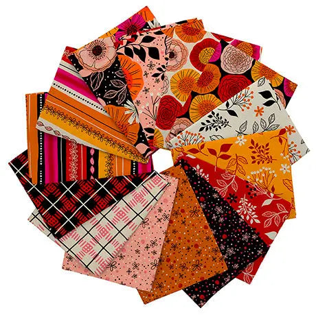 Cotton Fat Quarter Bundle Blooms of Joy 18x22