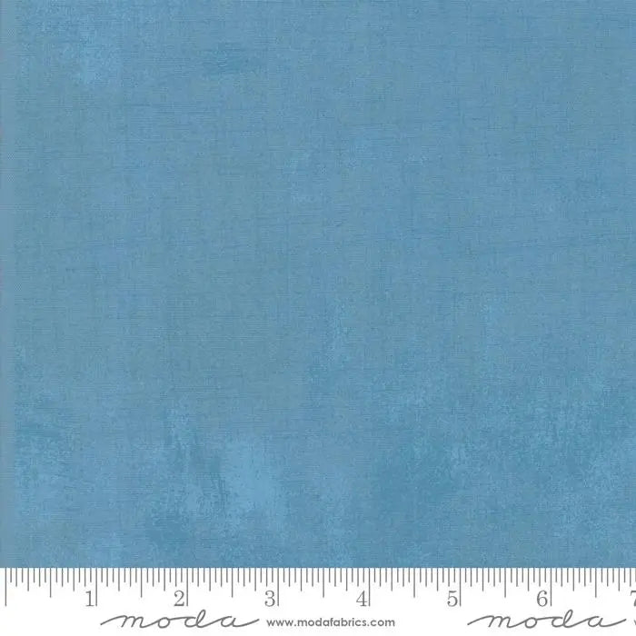 Cotton Fabric Blue Grunge Basics Grotto 44/45" Per Yard