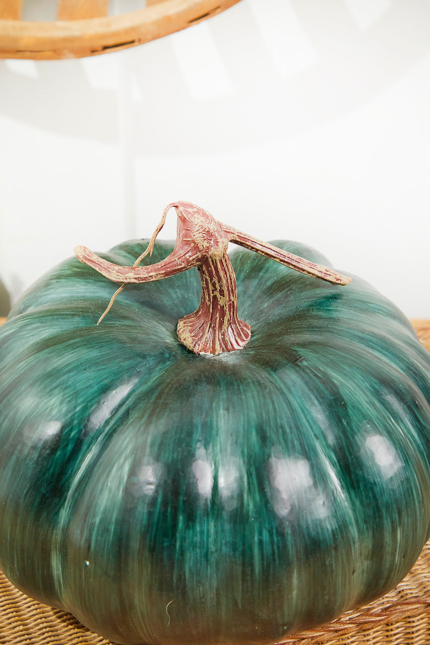 9" x 5" Blue Latex Harvest Pumpkin Vine