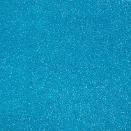 Blue Glitter Sparkle Metallic Faux Fake Leather Vinyl Fabric,