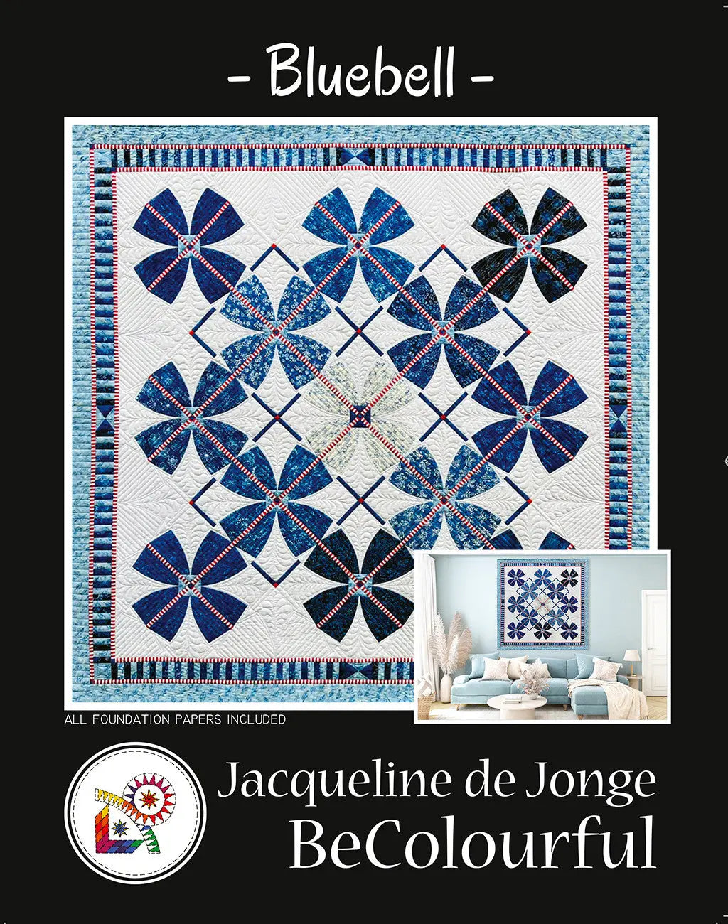 Bluebell Quilt Pattern 73in x 73in