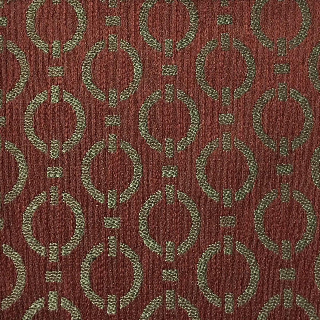 Jacquard Woven Geometric Upholstery Fabric