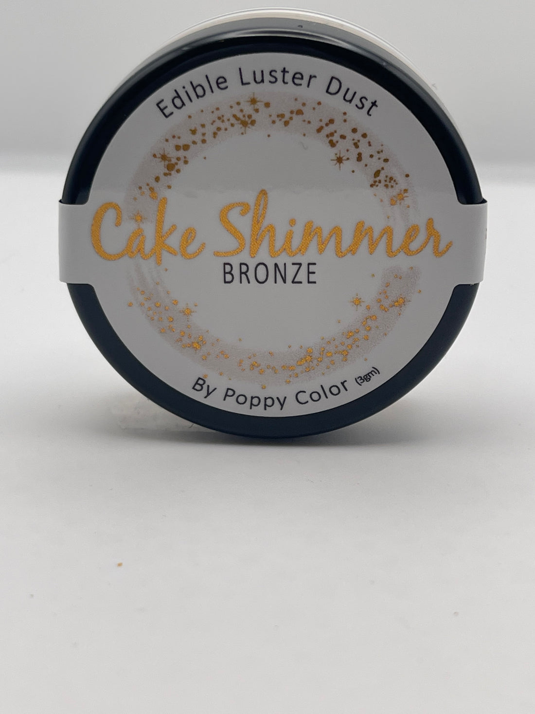 Cake Shimmer Bronze by Poppy Paint 100% Edible Luster Dust 3g for Cake Decorating