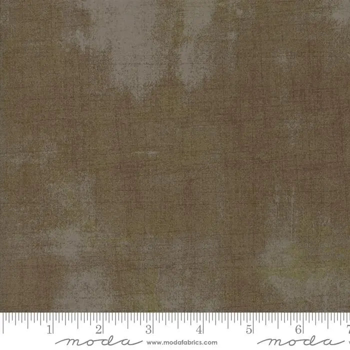 Cotton Print Brown Grunge Basics Acorn Fabric 44/45"