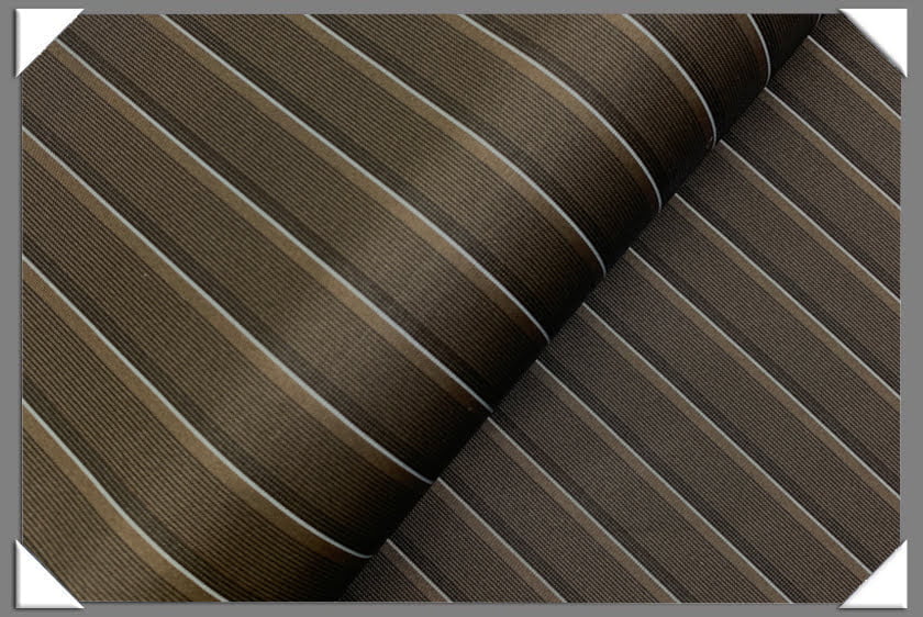 Striped Lining Rayon Blend Fabric - Brown/Dark Brown, Pink/Yellow/Green, White/Blue/Gold, White/Grey/Yellow, White/Yellow/Blue, 57/60" Width
