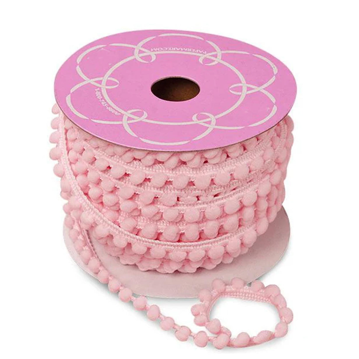 Soft Ball Trim 9 mm X 15 yd Pink Color 1 / ROLL