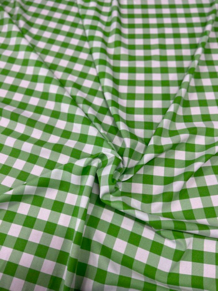 1 Yard Buffalo Check Poly Poplin Fabric 60” Wide for Table Runners Curtains & Decor