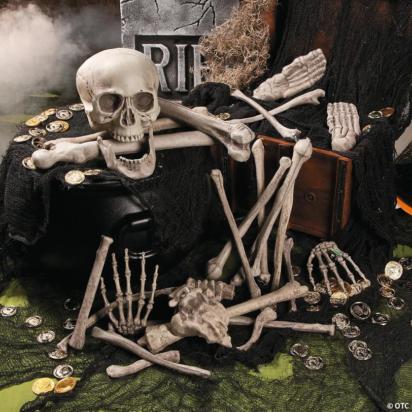 Bulk Bag of Bones Set - 56 Pc.
