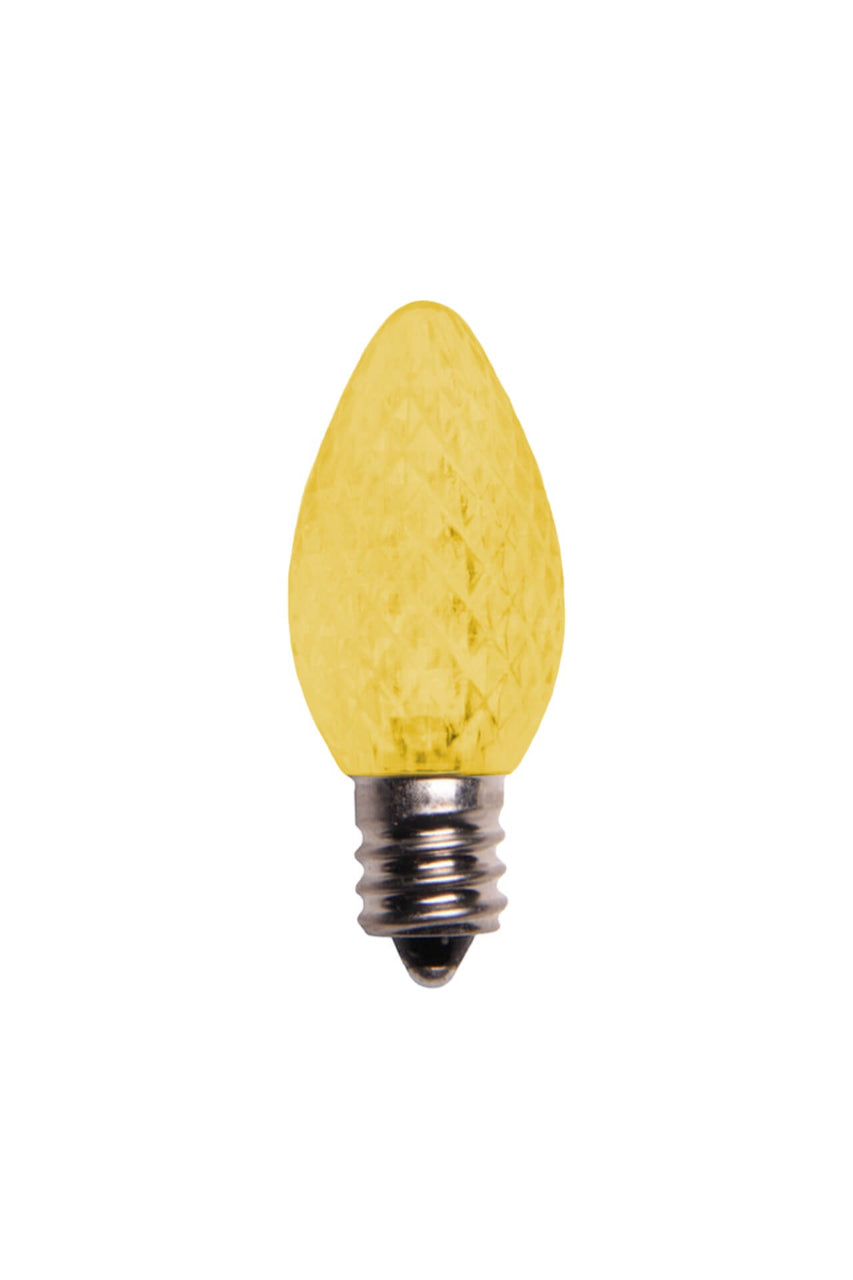 C7 Platinum Elite LED SMD Bulbs (25 bulbs/bag) - Faceted, Yellow