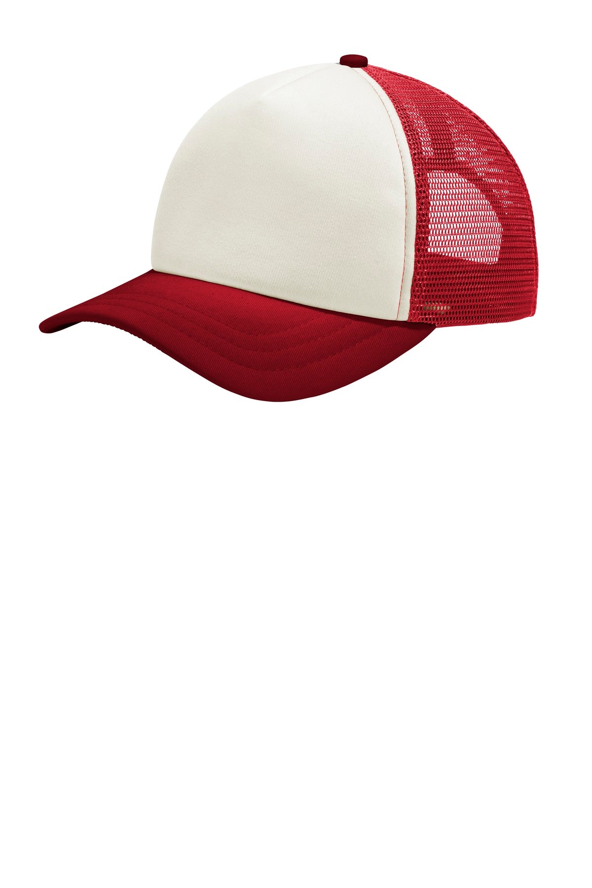 Port Authority ® 5-Panel Twill Foam Trucker Cap