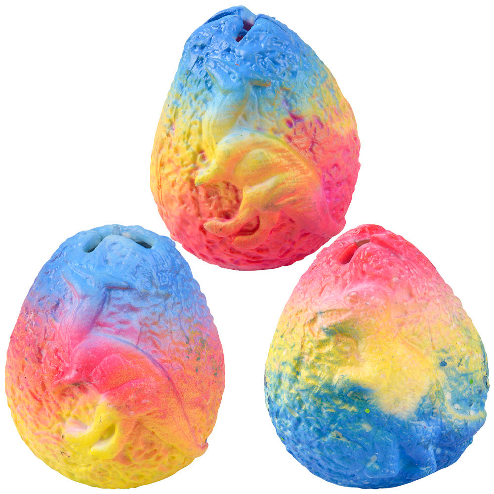 Squeezy Bead Rainbow Dinosaur Egg (1 DZ)