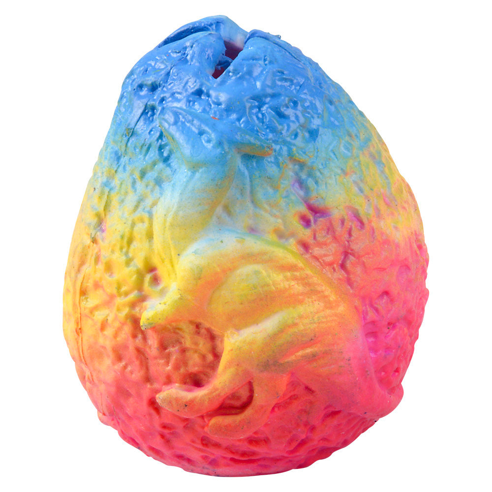 Squeezy Bead Rainbow Dinosaur Egg (1 DZ)