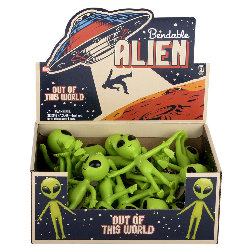 Bendable Alien Figure (24 Pc Display)