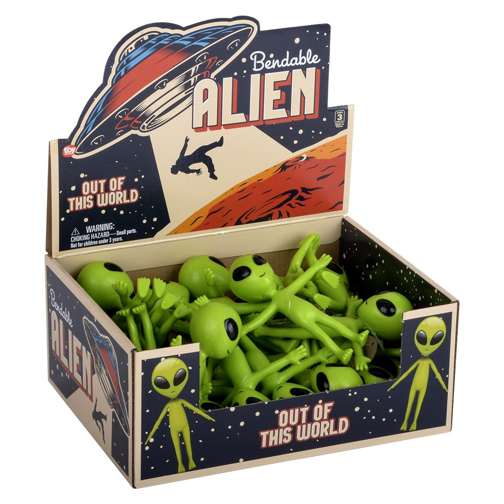 Bendable Alien Figure (24 Pc Display)