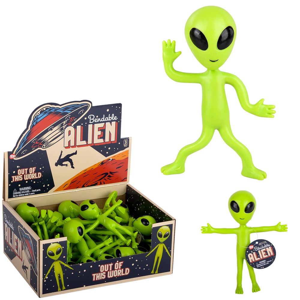 Bendable Alien Figure (24 Pc Display)