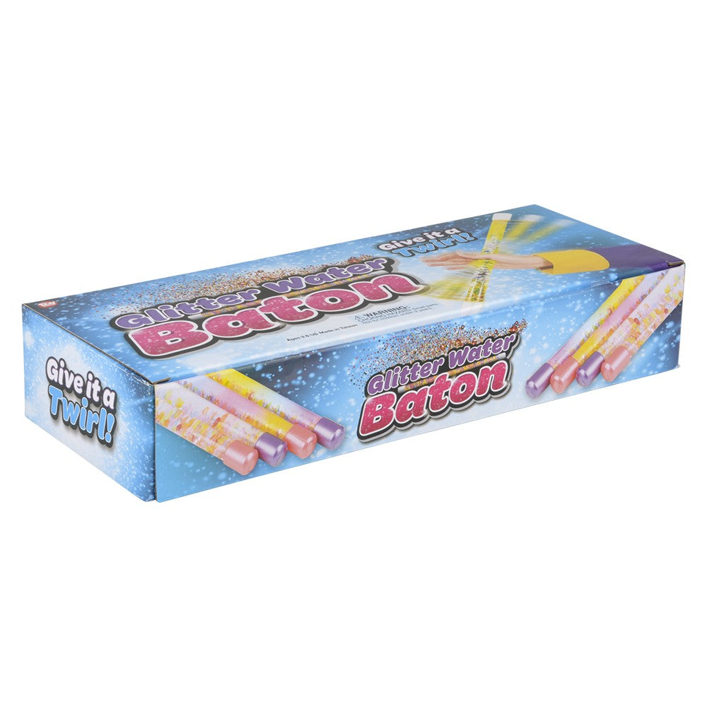 Glitter Water Baton (12 PC Display)