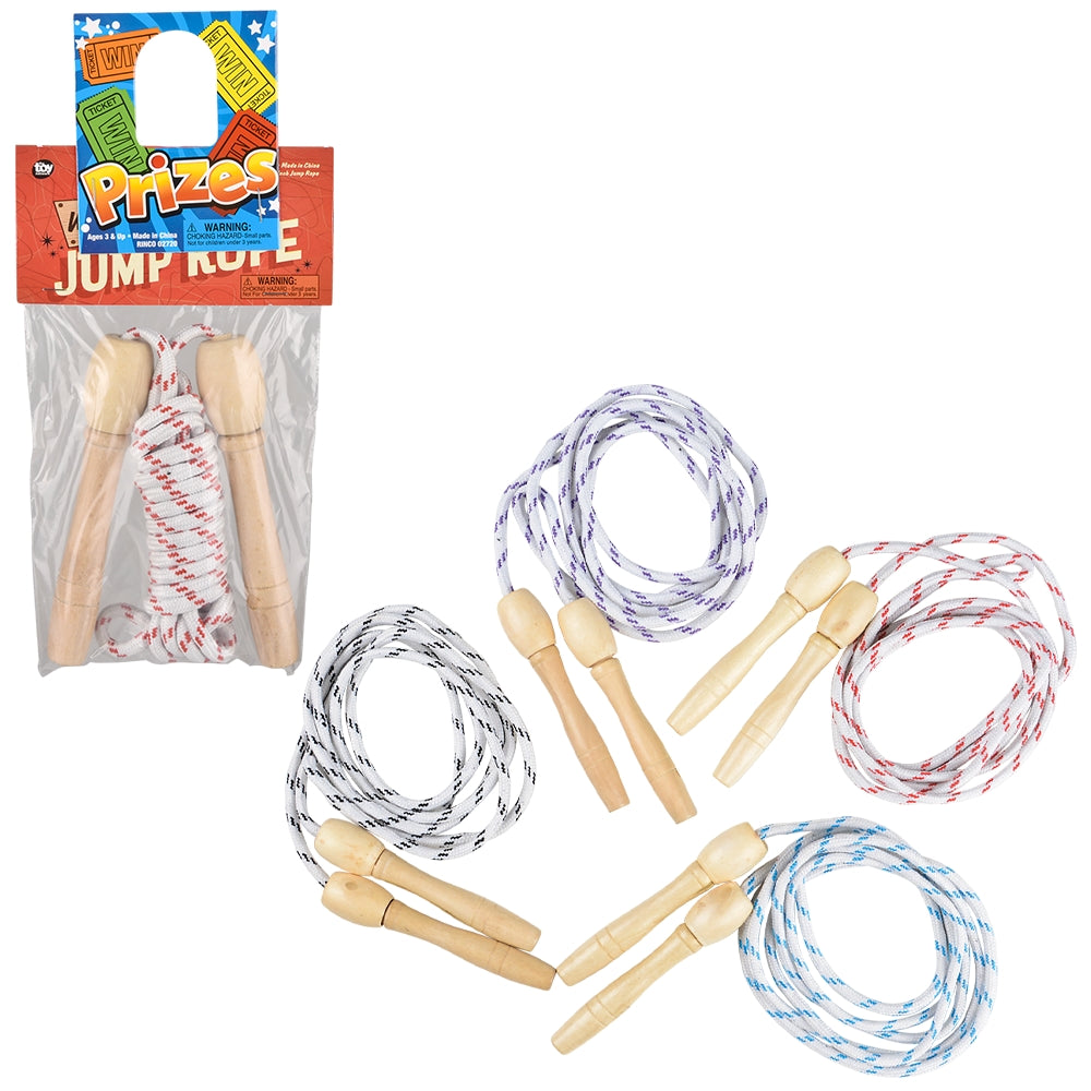 Jump Rope Wooden Handle 7 Ft