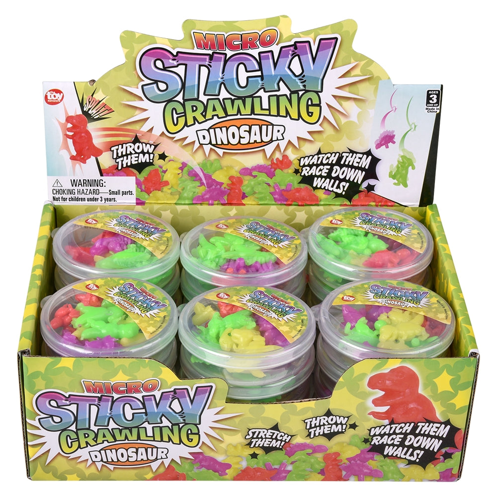 Stretch Dinosaur Sticky Toy (24 PC Display)