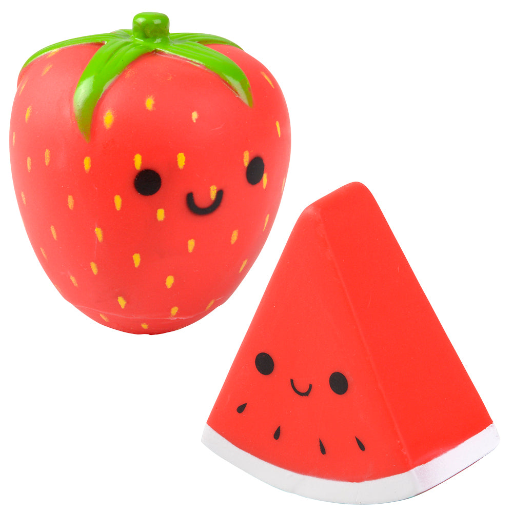 Mini Rubber Fruit Collectible (50 Pc Poly Bag)