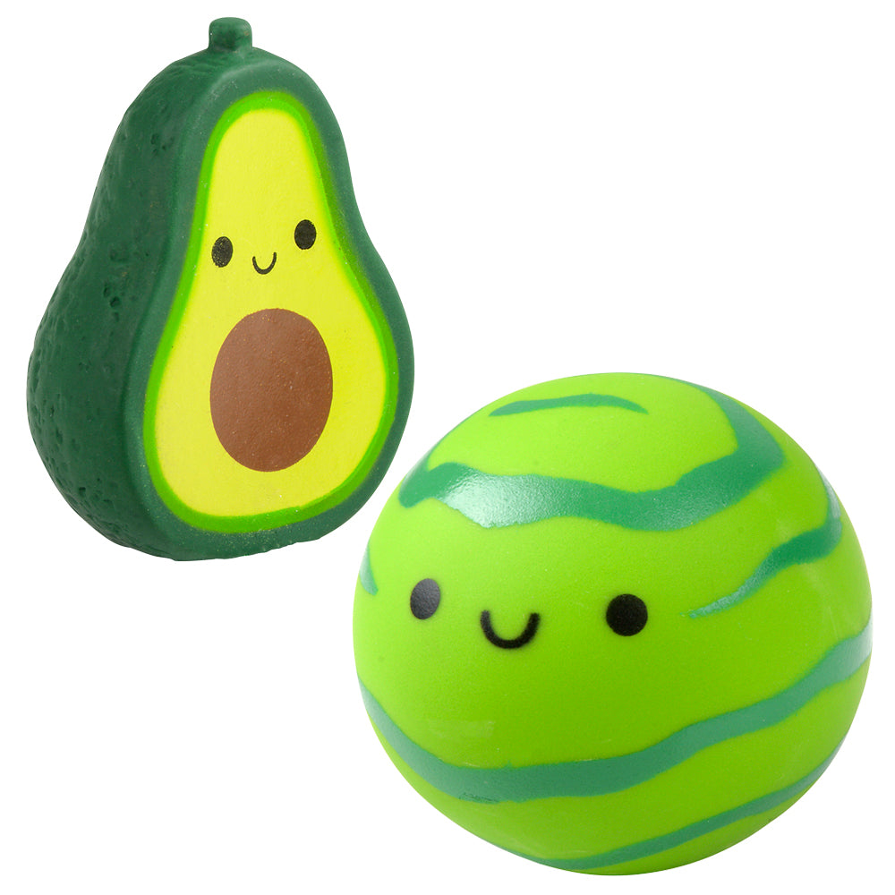 Mini Rubber Fruit Collectible (50 Pc Poly Bag)