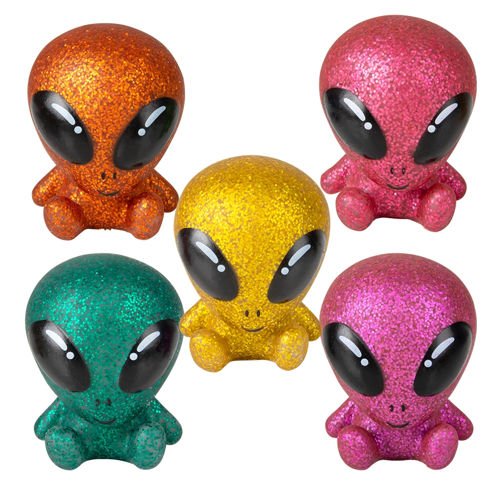 Glitter Galactic Alien Toy