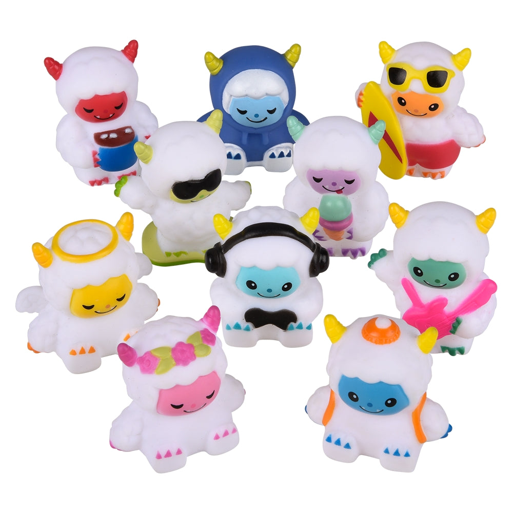 Rubber Yeti Characters (50 Pc Poly Bag)
