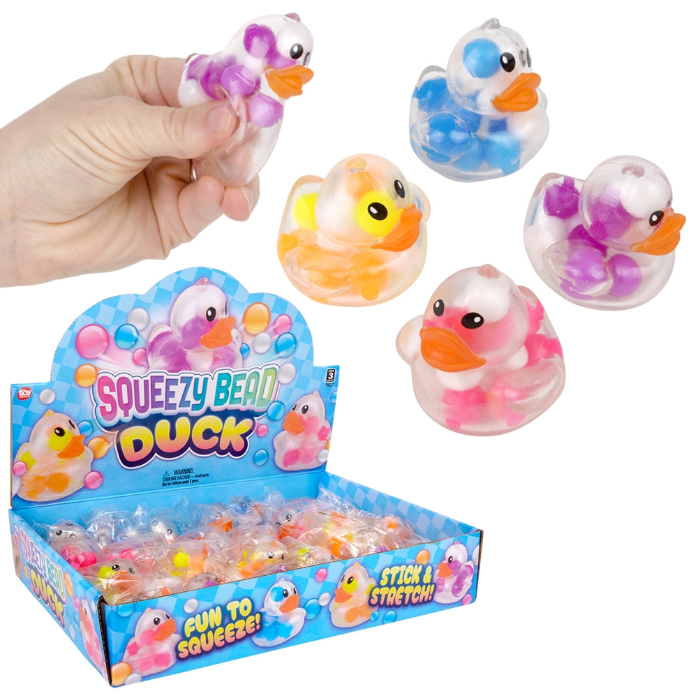 Squeezy Bead Ducky (24 Pc Display)