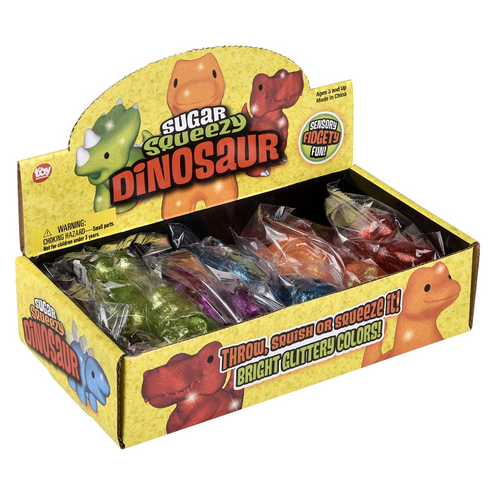 Squeezy Sugar Dinosaurs (12 PC Display)