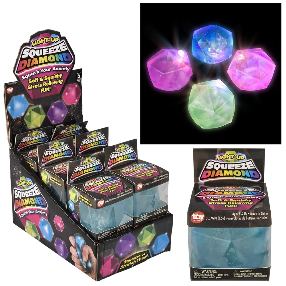 Light-Up Squeezy Sugar Diamond (12 Ct)