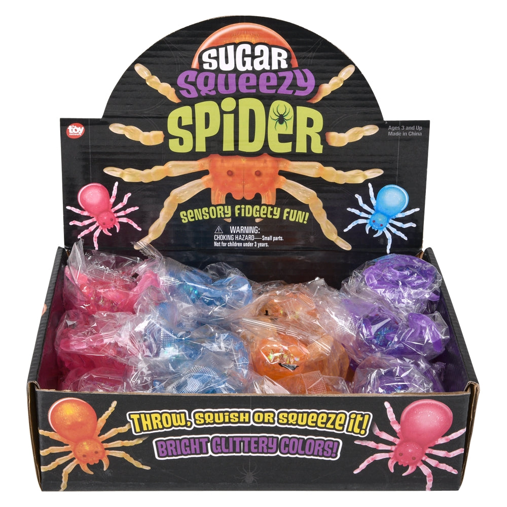 Squeezy Sugar Spider (12 Ct Display)