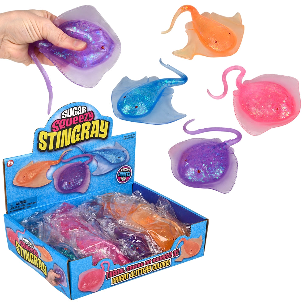Squeezy Sugar Sting Ray (12 Pc Display)