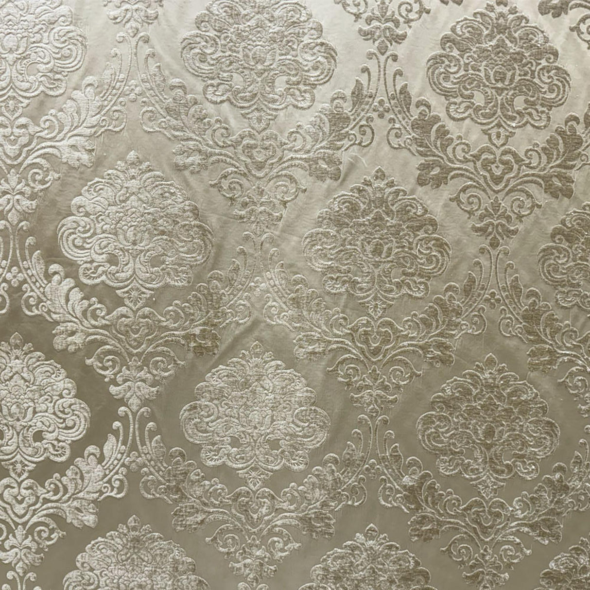 Casino Fabric 100 Percent Polyester Fabric - Tonal Damask, 56" Width (1 Yard)