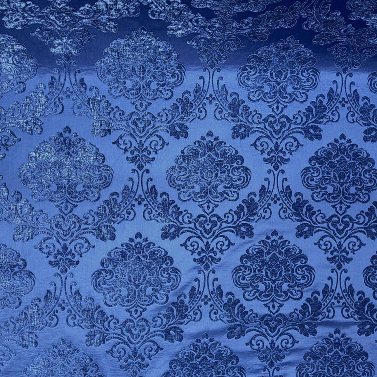 Casino Fabric 100 Percent Polyester Fabric - Tonal Damask, 56" Width (1 Yard)
