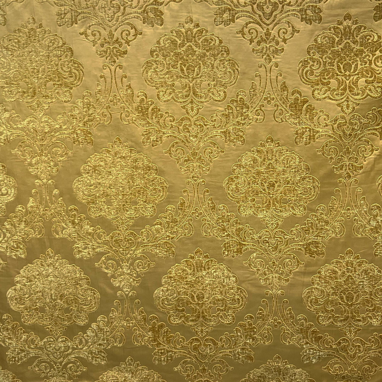 Casino Fabric 100 Percent Polyester Fabric - Tonal Damask, 56" Width (1 Yard)