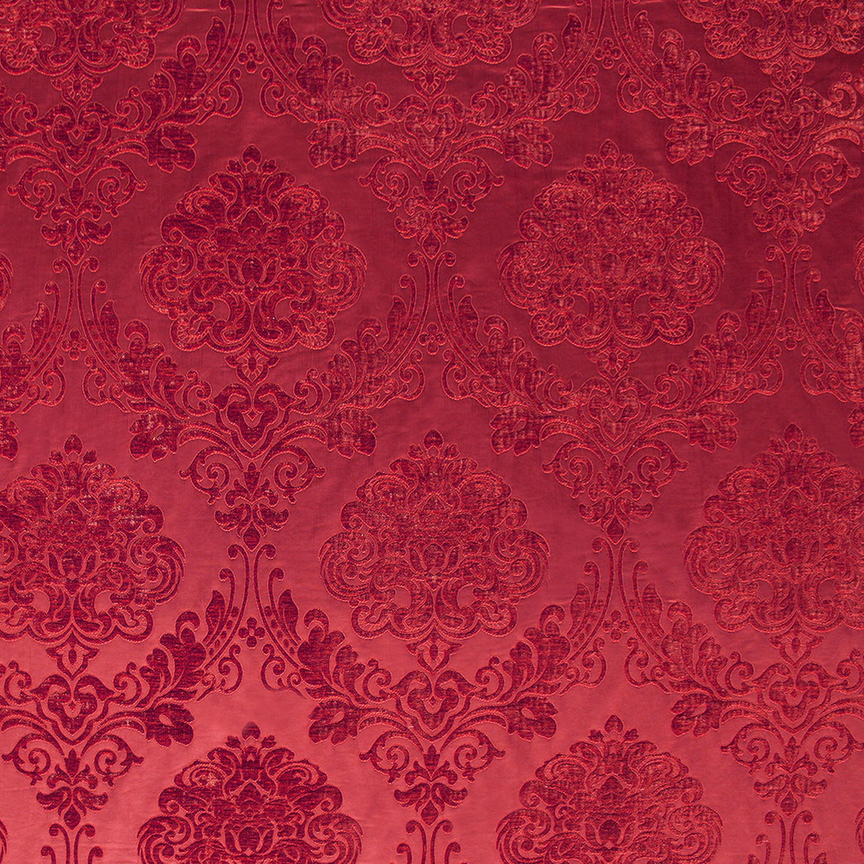 Casino Fabric 100 Percent Polyester Fabric - Tonal Damask, 56" Width (1 Yard)