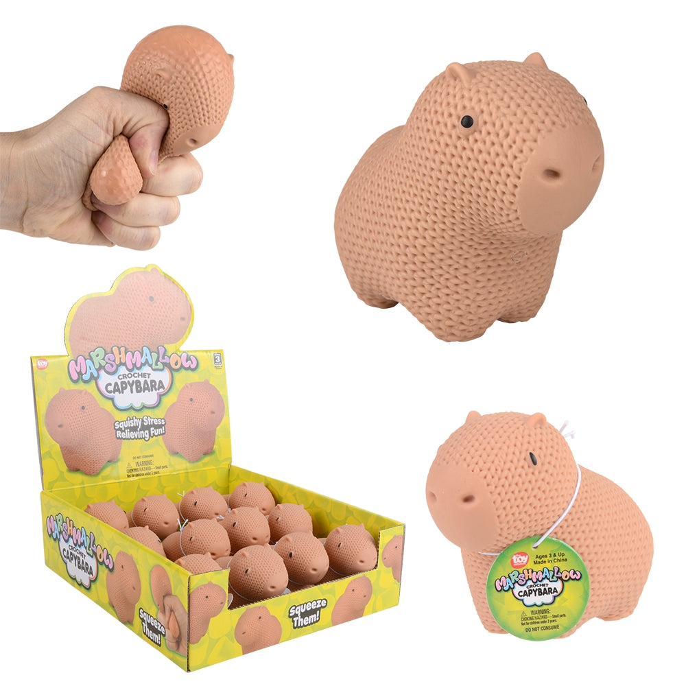 Crochet Capybara Plush 3.5" (1 DZ)
