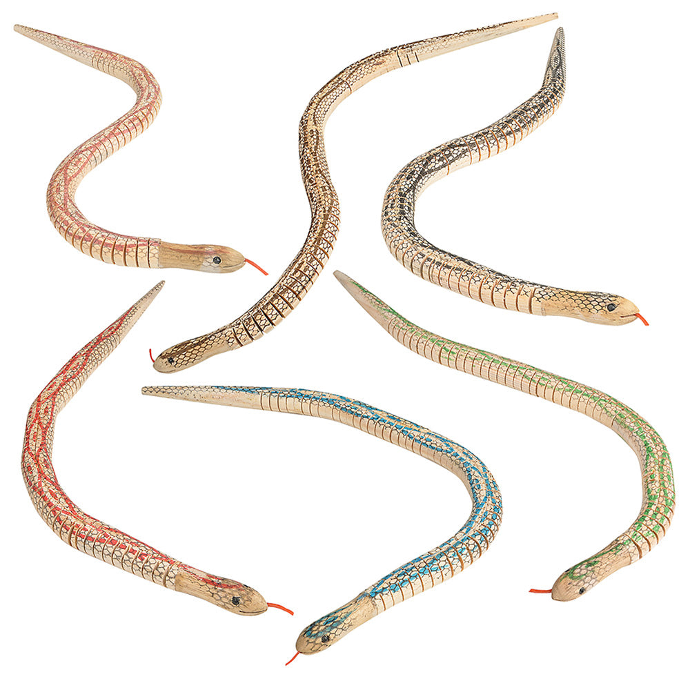 Wooden Wiggly Snake 20" (1 DZ)
