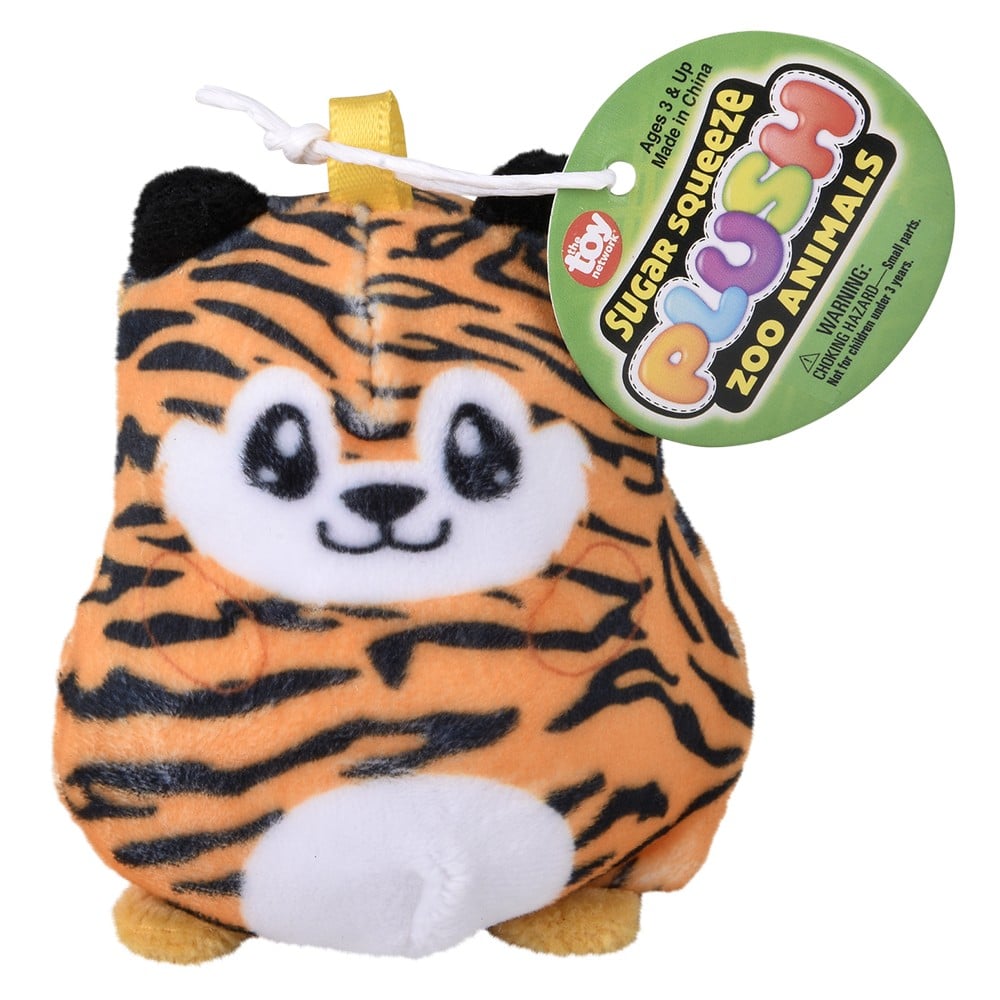 Sugar Squeeze Plush Zoo Assortment (12 PC Display)