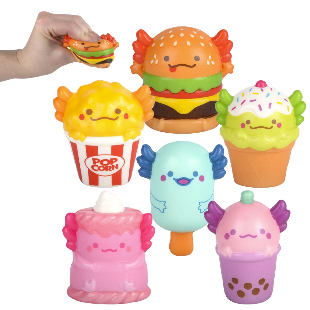 Squish Axolotl Foodie Friends 3" (1 DZ)