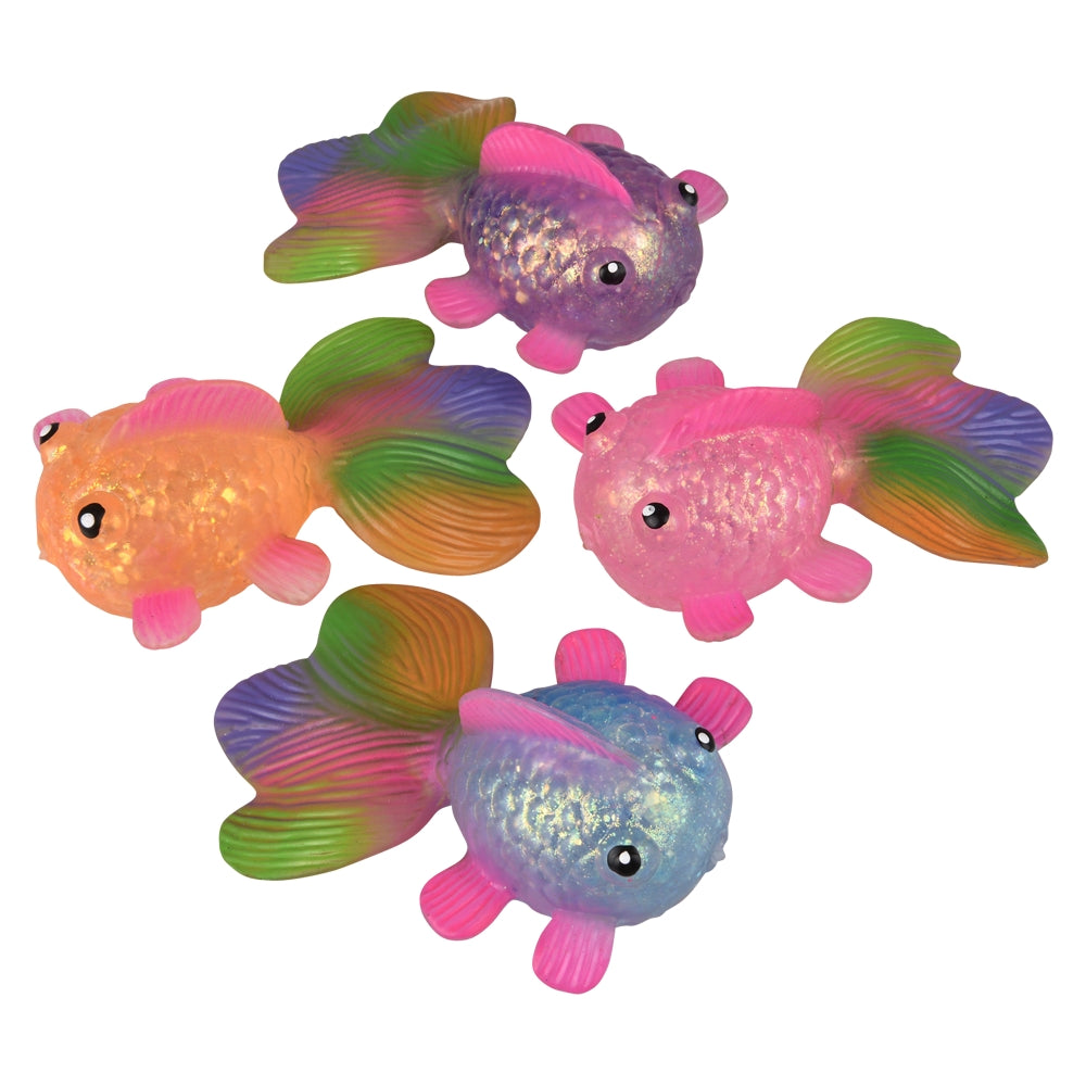 Squeezy Sugar Fidget Gold Fish (12 PC)