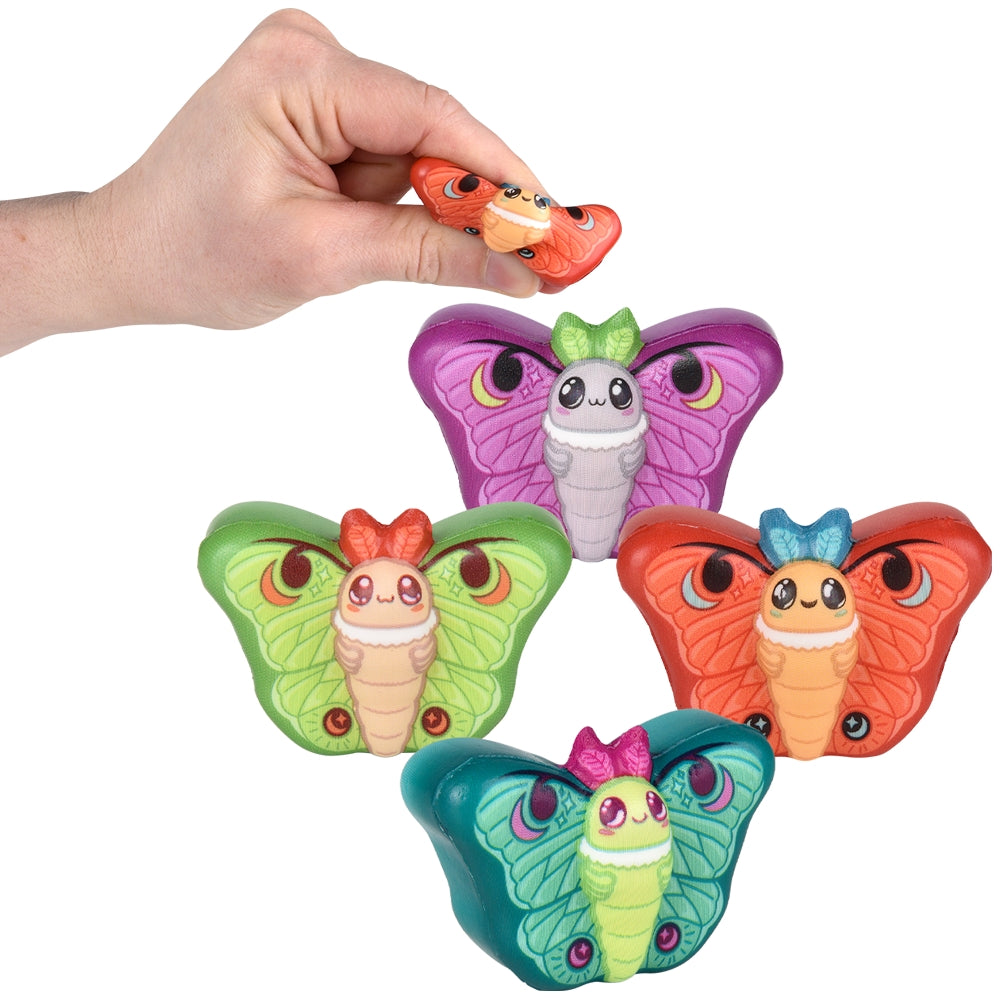 Micro Squish Luna Moth Toy